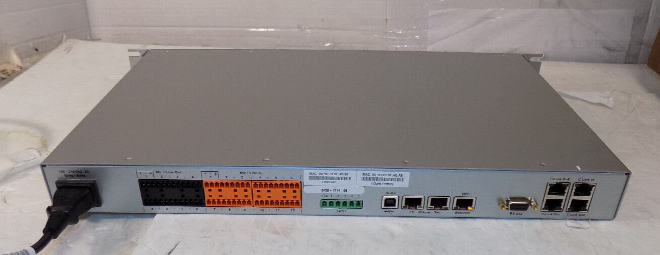 ClearOne CONVERGE Pro 2 128VD 910-3200-003D Professional Audio DSP Platform