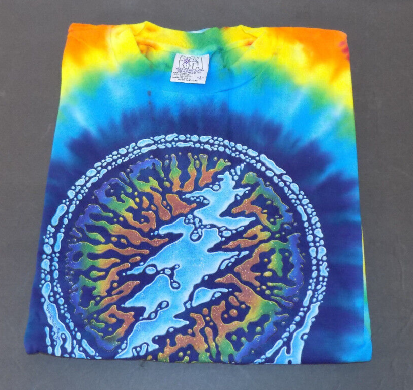 Vintage 1995 Grateful Dead Summer Tour Short Sleeve Tie Dyed T Shirt Large