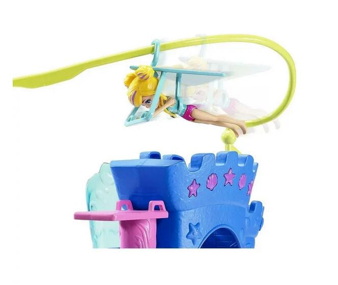 Polly Pocket Splashin' Fun Mermaid Pack Water Tank, Submarine, Boat Two 3" Dolls