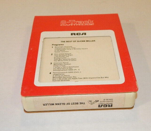 The Best Of Glenn Miller 8 Track Tape Cassette DVS2-0270