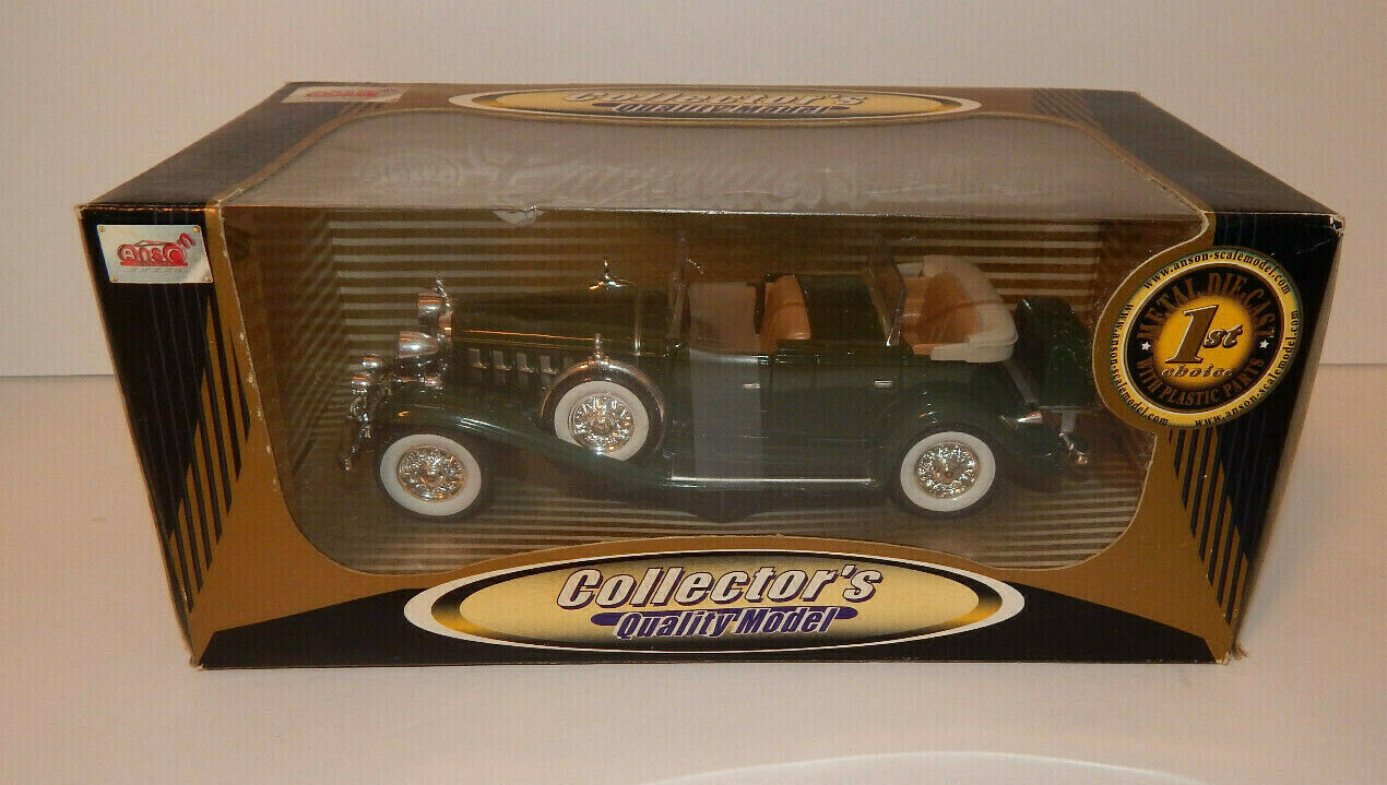 2001 Anson 1932 Cadillac Sport Phaeton Diecast Collector’s Quality Model #10103