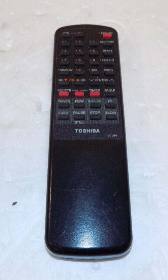 Genuine Toshiba  Remote Control Model VC-260 IR Tested