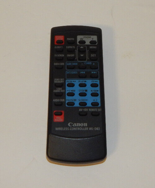Canon WL-D82 Wireless Controller for Camcorder ZR-80 ZR-85 ZR-90 IR Tested