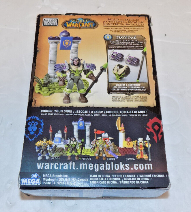 Mega Bloks 91002 Ironoak Night Elf Druid Set WOW World of Warcraft NEW