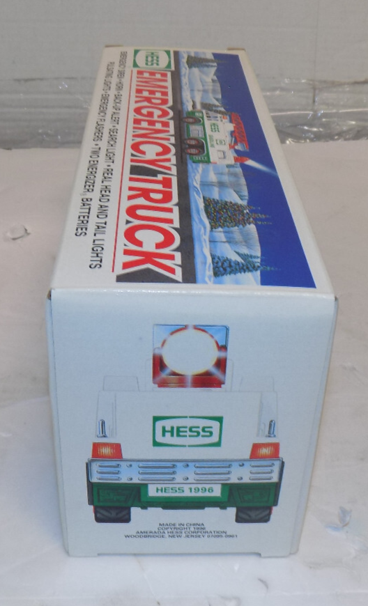 1996 Hess Gasoline Emergency Hess Truck Original Box New
