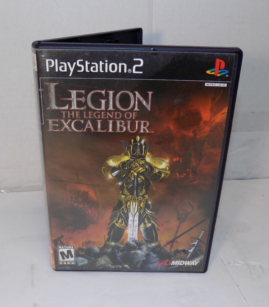 Ps2 Game Legion: The Legend of Excalibur Includes Manual