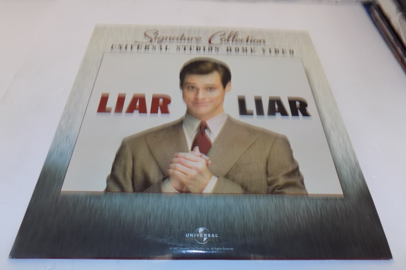 Liar Liar Signature Collection Laserdisc LD Movie Jim Carrey Maura Tierney