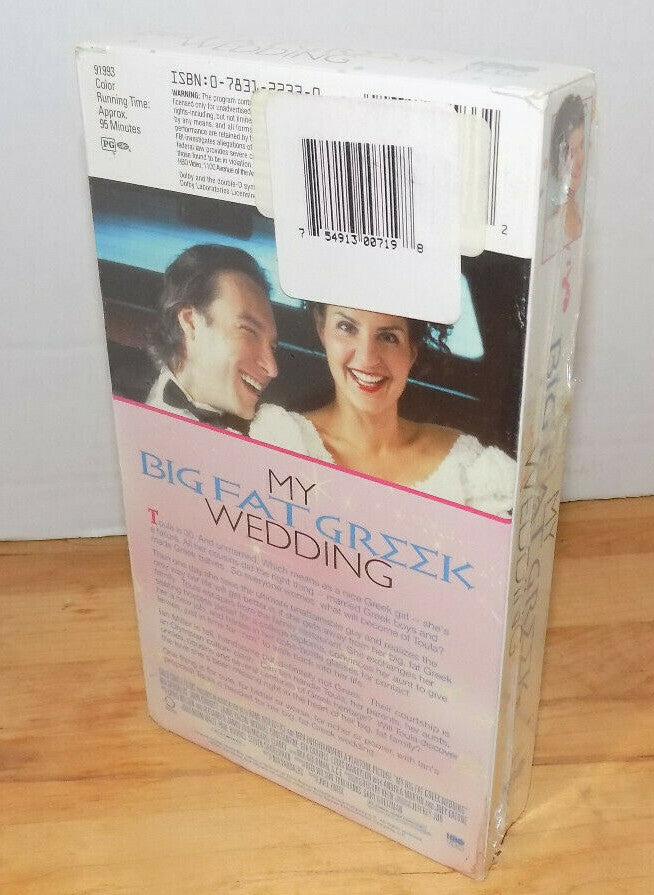 My Big Fat Greek Wedding VHS Tape New Sealed