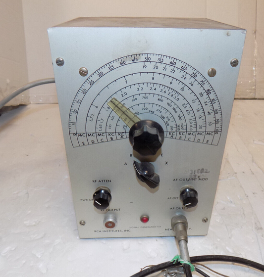 RCA Institues RF AF Signal Generator Kit