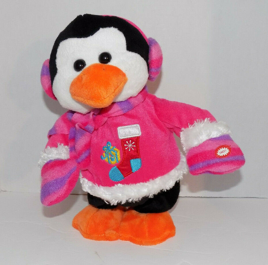 Kid Of America 2009 Animated Christmas Penguin Sings Deck The Halls