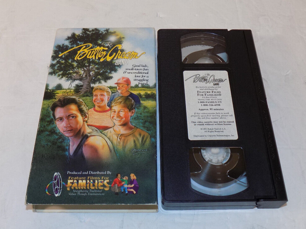 The ButterCream Gang VHs Tape 1991 Feature Films For Families