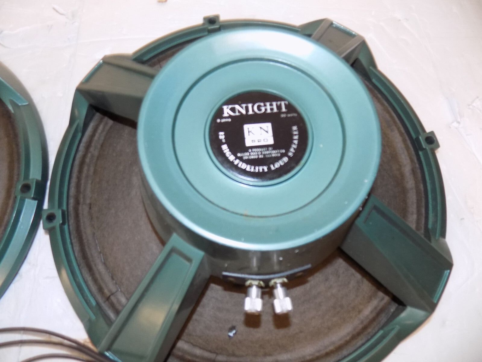 Vintage Pair of Knight 12" Speakers Need Refoam