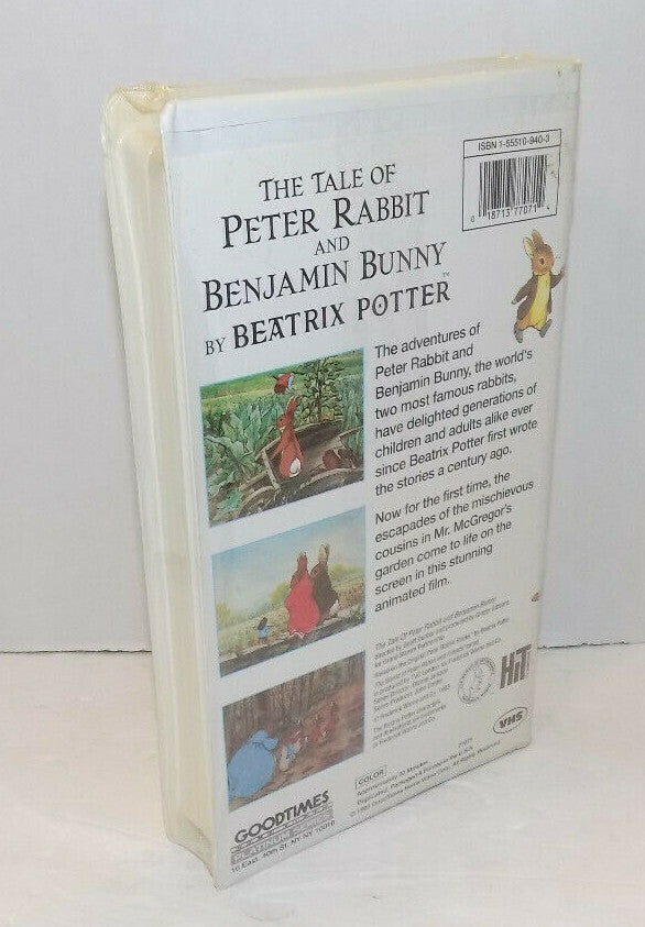 The Tale Of Peter Rabbit And Benjamin Bunny VHS Tape New Sealed Clamshell