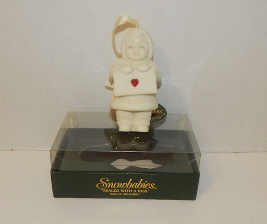 Snowbabies Sealed With A Kiss Ornament Department 56 2000