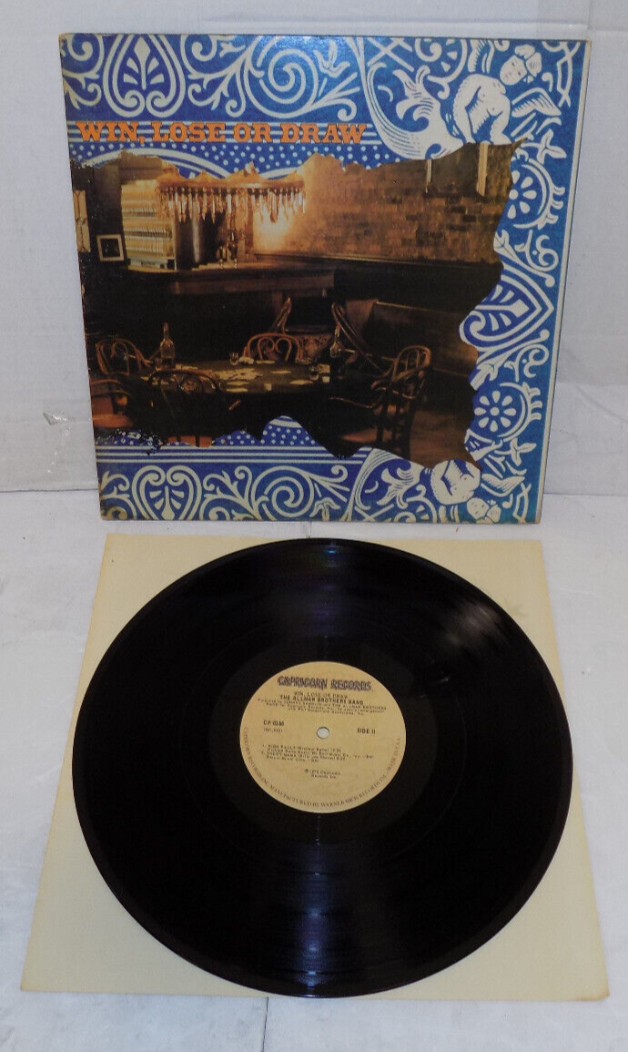 The Allman Brothers Win, Lose Or Draw LP 1975 Capricorn Records
