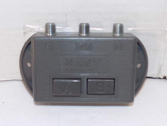 Regal Technologies RABS-10 Switch FOR TV A / B Switch Coax Cable Antenna