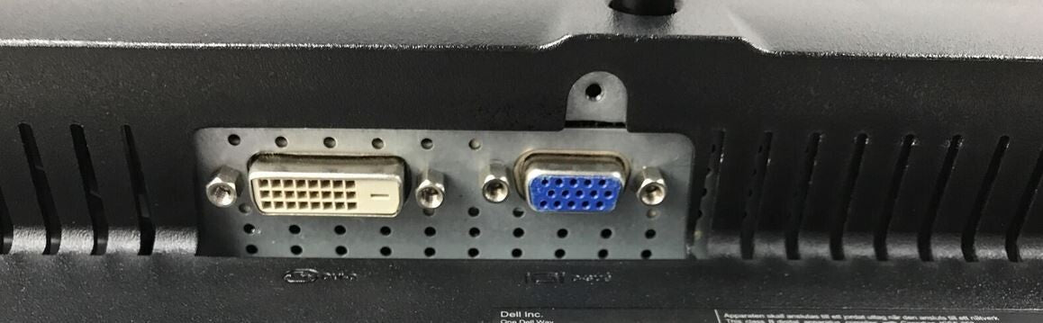 DELL E207WFPC 20" Flat Screen LCD Computer Monitor VGA DVI Connections