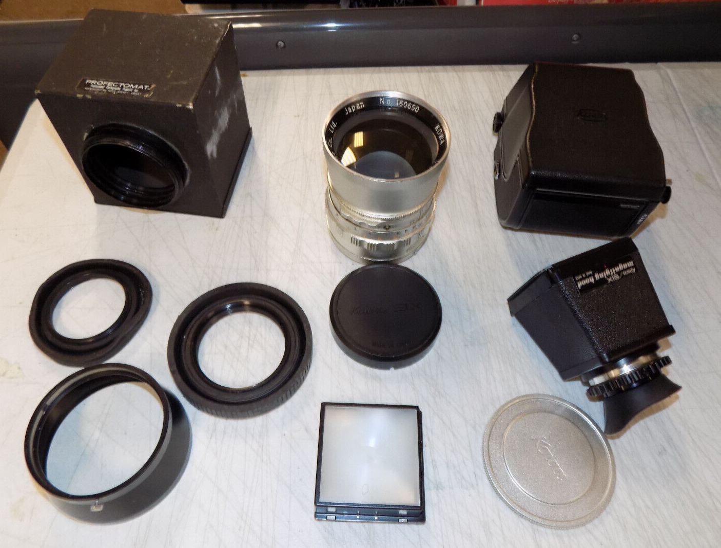 Kowa Super 66 Kowa Six 120 Film SLR Cameras w/ Lenses Bag and Accessories