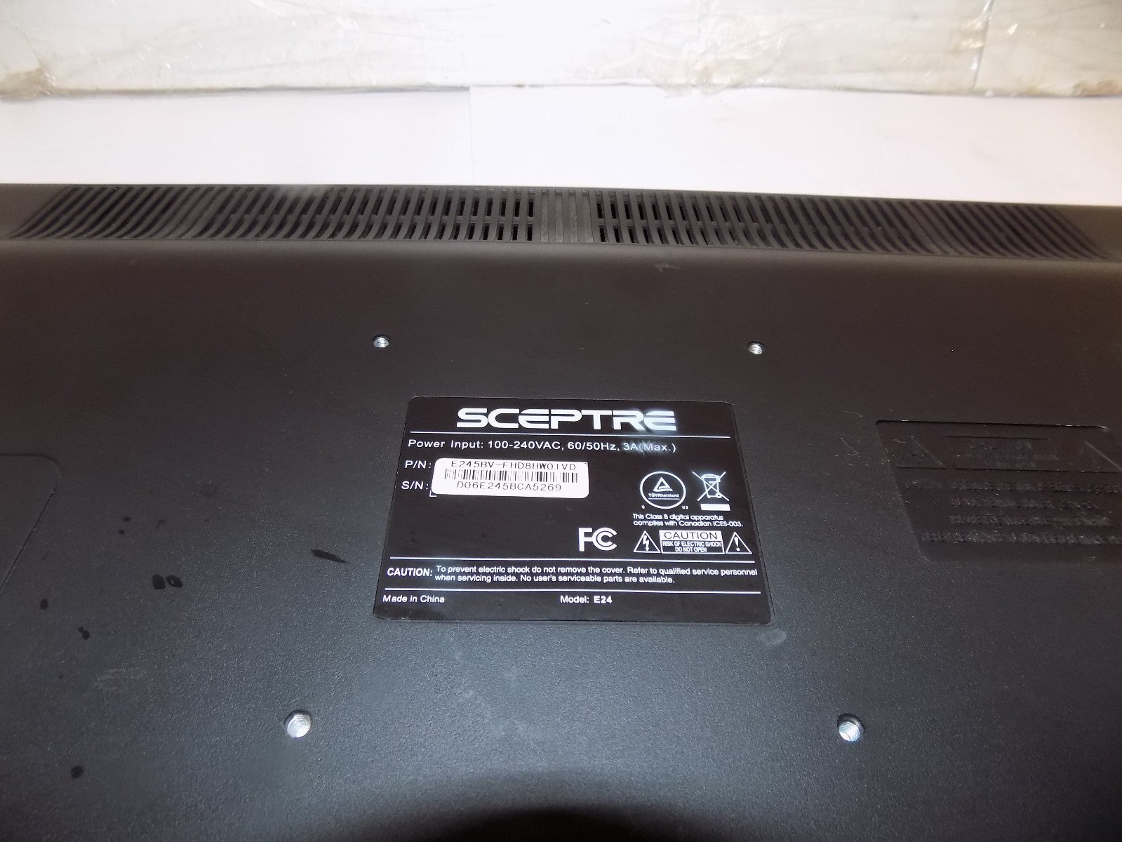Sceptre E245BV-FHD 24" 1080p 60Hz HD LED TV with Remote