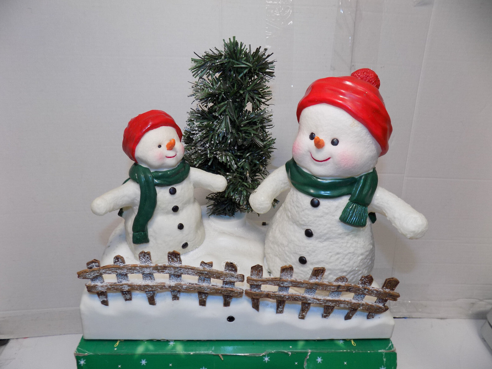 Rare Double Dancing Christmas Snowmen Singing "Frosty The Snowman"