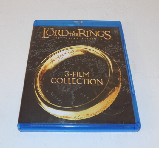 The Lord Of the Rings BluRay Theatrical Versions 3-Film Collection BluRay Discs