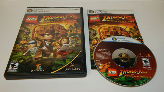 LEGO Indiana Jones The Original Adventures PC Game Windows Computer PC DVD
