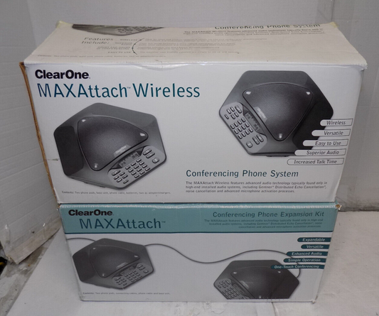 ClearOne MAXAttach Conference Phone System 2 Pods Plus Expansion Kit