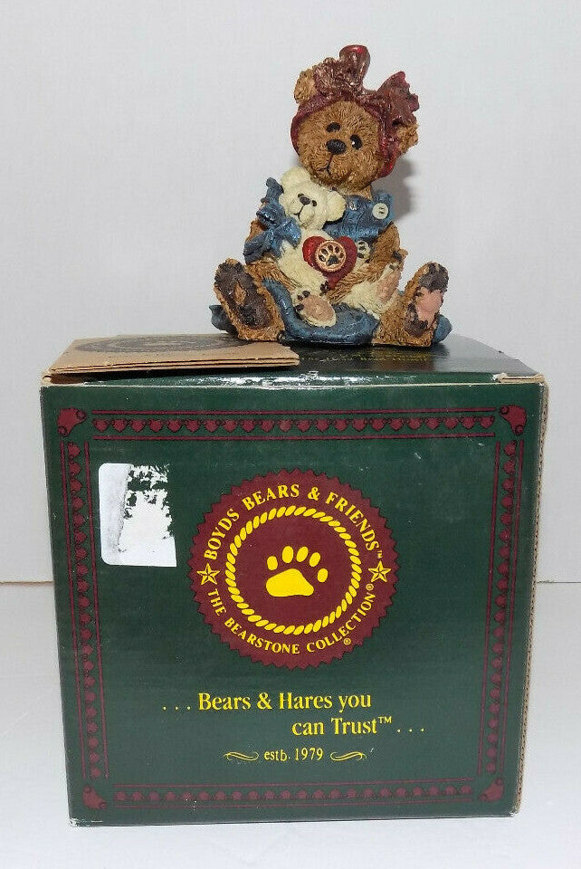 Boyds Collection Momma McBear and Caledonia Quiet Time #227711 3.5" Tall
