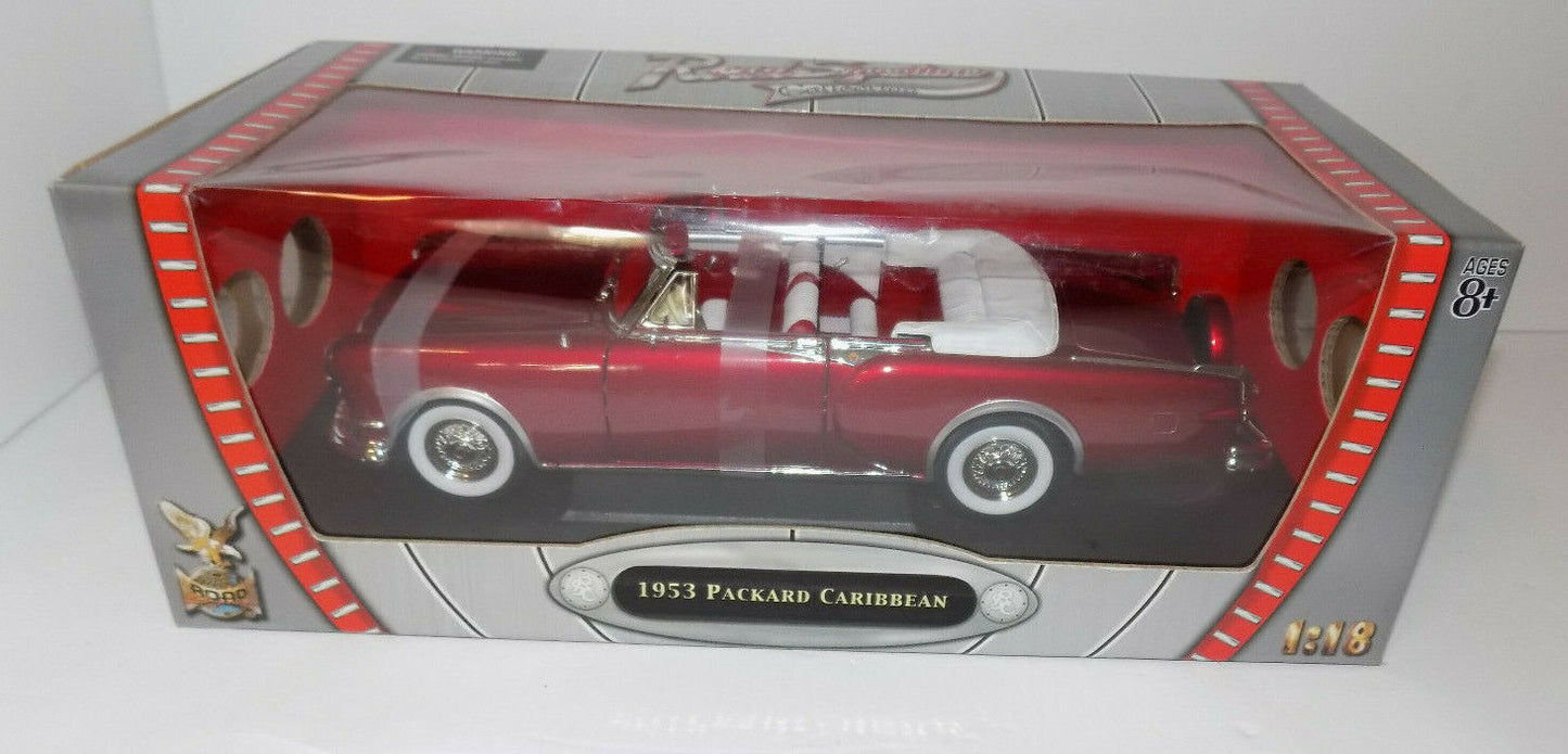 1953 Packard Caribbean Red 1/18 Diecast Model Car by Road Signature 92798 NIB