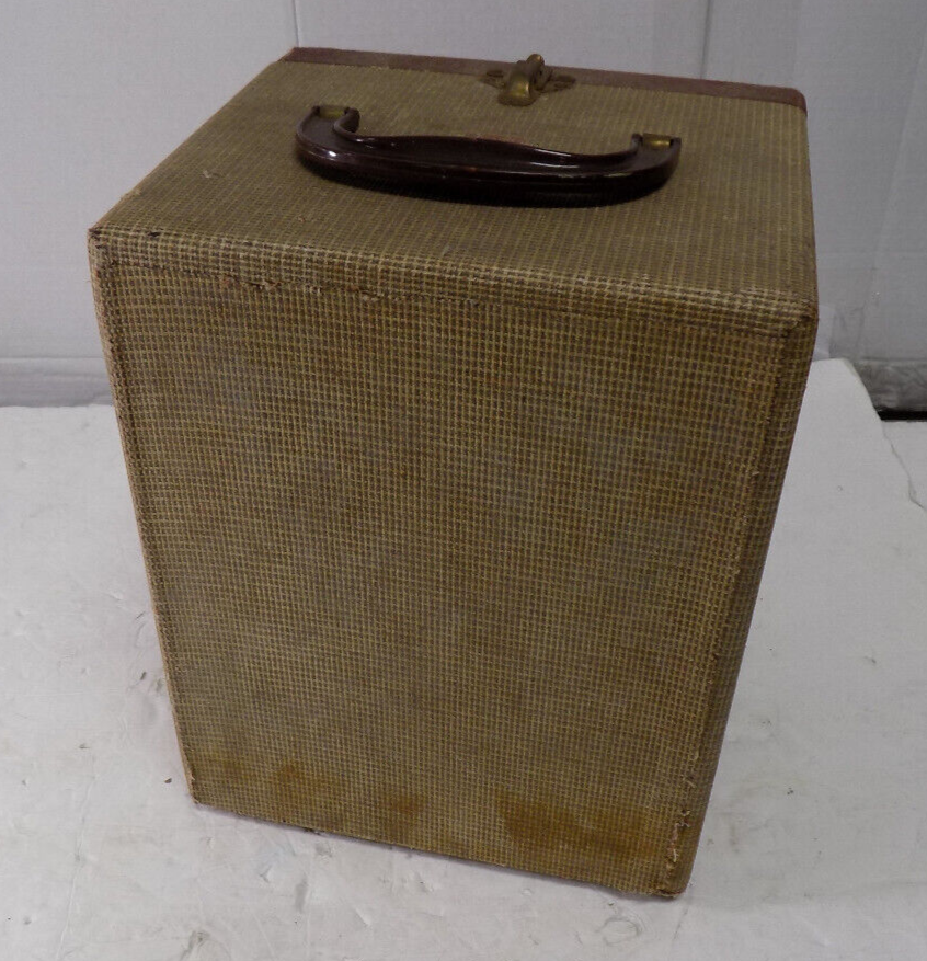 Vintage Bekins Slide Tray Storage Carrying Case & 14 Mixed Mico & TDC Slide Tray