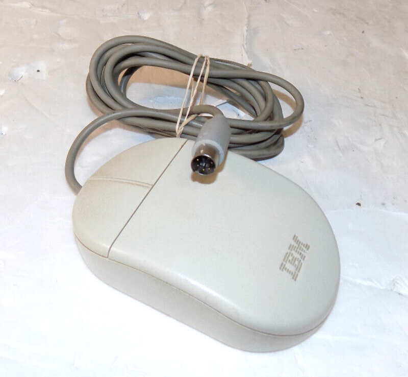 IBM 13H6690 PS/2 Classic Roller Ball Mouse 6 Pin Plug