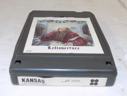 Kansas Leftoverture 8 Track Tape Kirshner Records