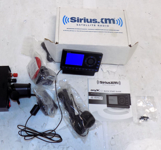 Sirius XM Radio Onyx XEZ1 Satellite Car Receiver Plus Vehicle Mount Kit