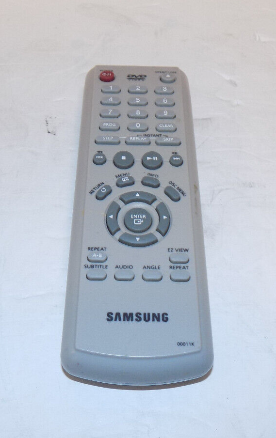 Samsung DVD Remote Control Model 00011K IR tested