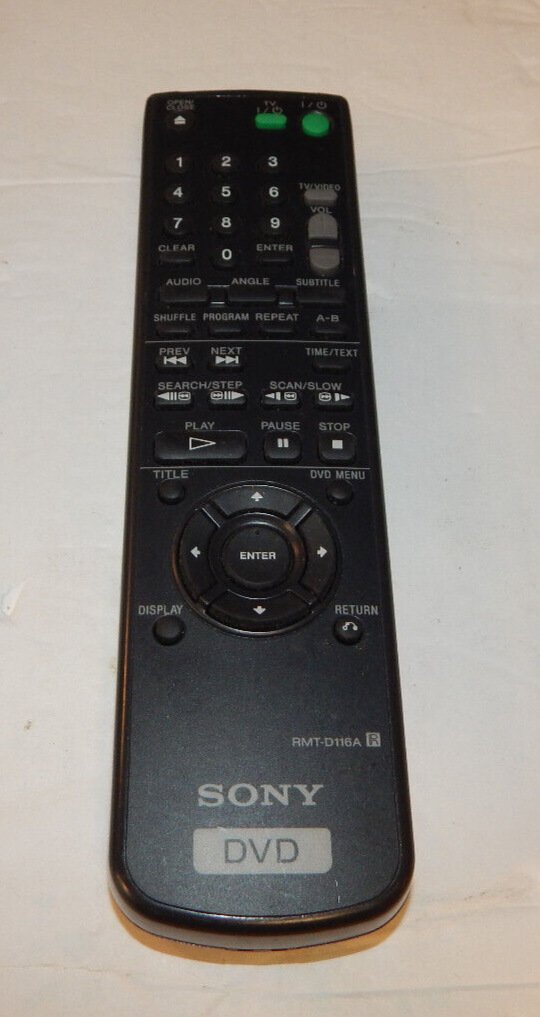 Sony RMT-D116A DVD CD Remote Control For DVP-S365 S363 DVP-S9000ES DVP-NS700H