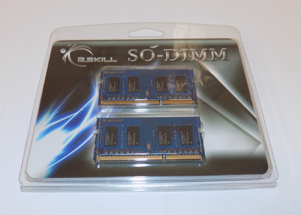 8GB G.Skill DDR3 PC3-10666 CL9 SQ Series Dual Channel Laptop Memory Kit (2x4GB)