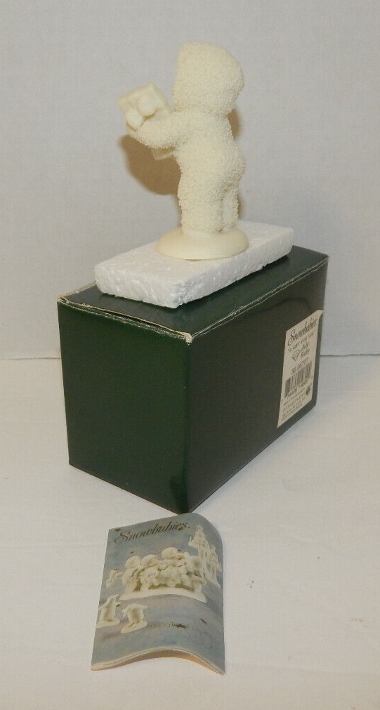 Snowbabies A Gift For You With Swarovski Crystal Birthstone July Ruby 1999
