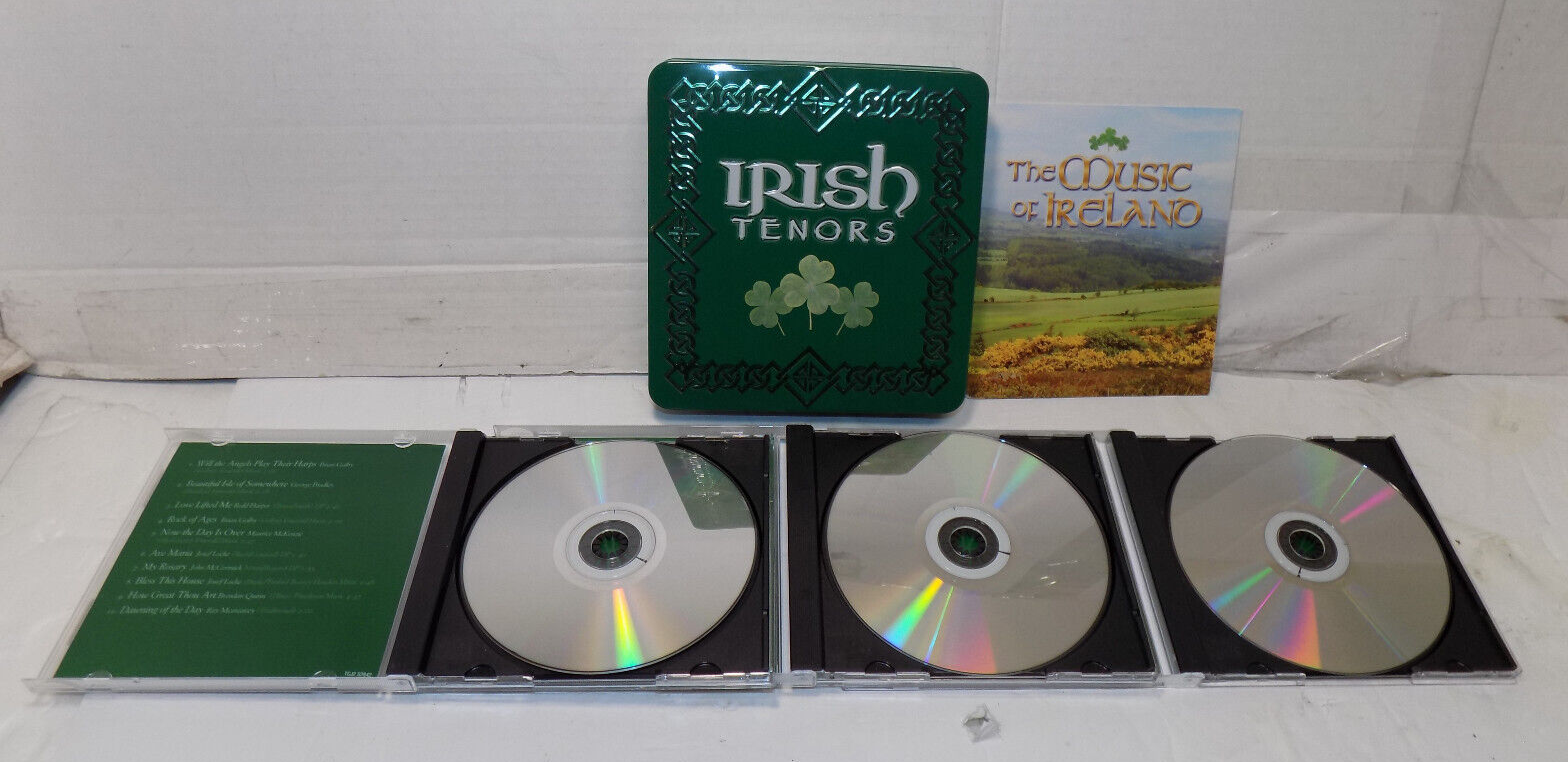 Irish Tenors 3-CD Box Set Music Of Ireland In Decorative Tin 2007