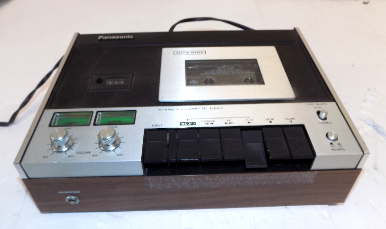 Vintage Panasonic Model RS-260US Stereo Cassette Tape Deck Player Tested