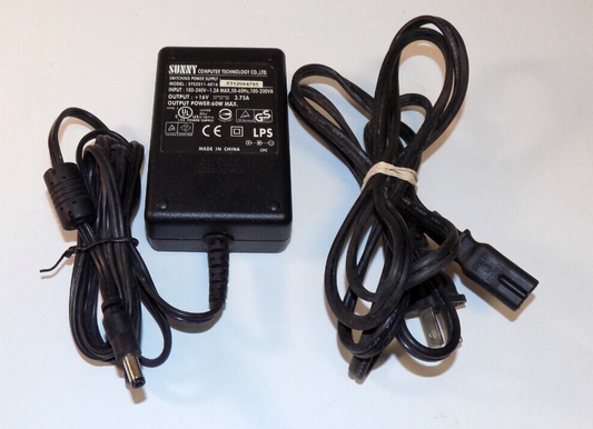 Sunny SYS2011-6016 Switching Power Supply 60W 110-240V Power Adapter