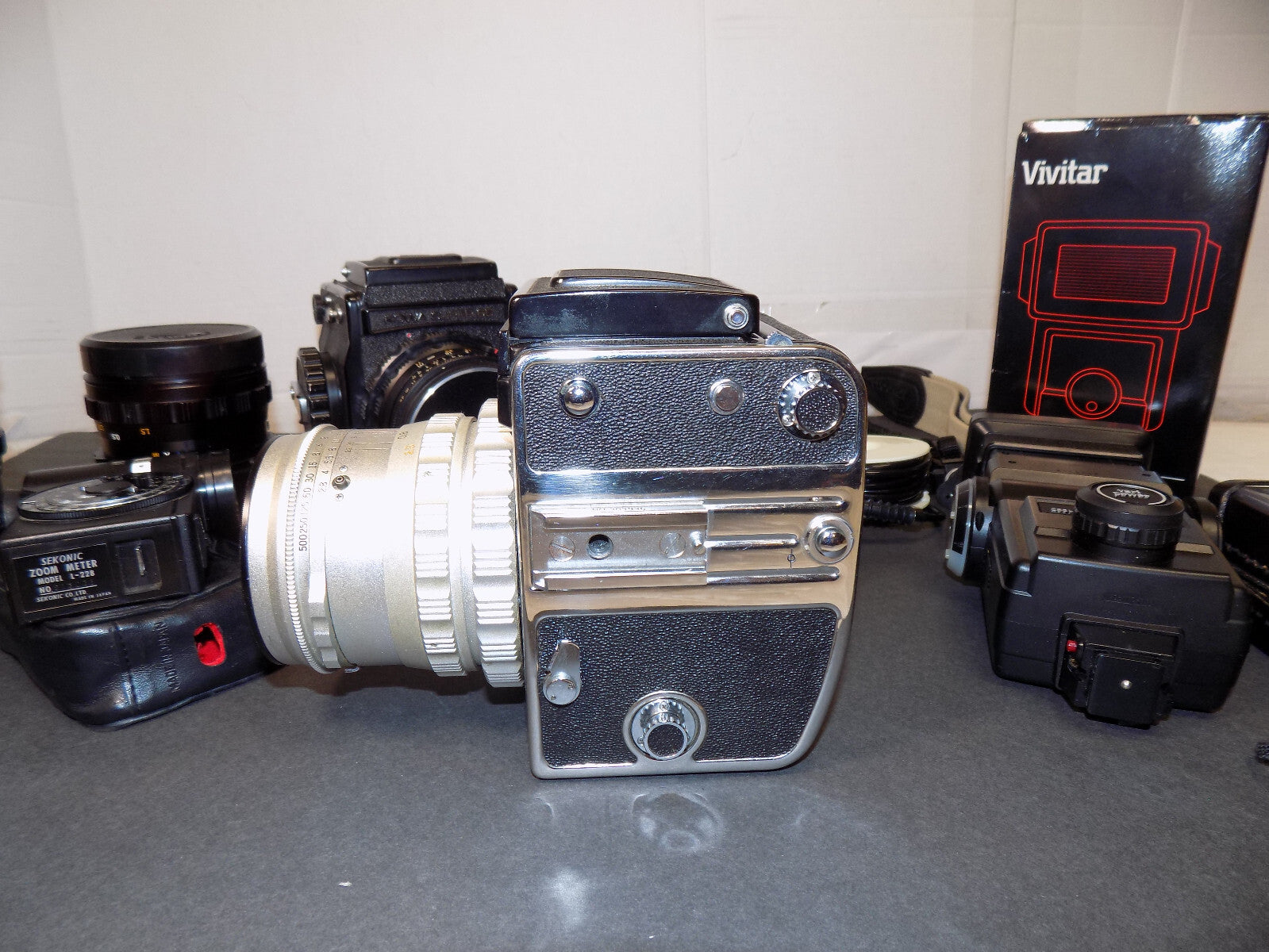 Kowa Super 66 Kowa Six 120 Film SLR Cameras w/ Lenses Bag and Accessories