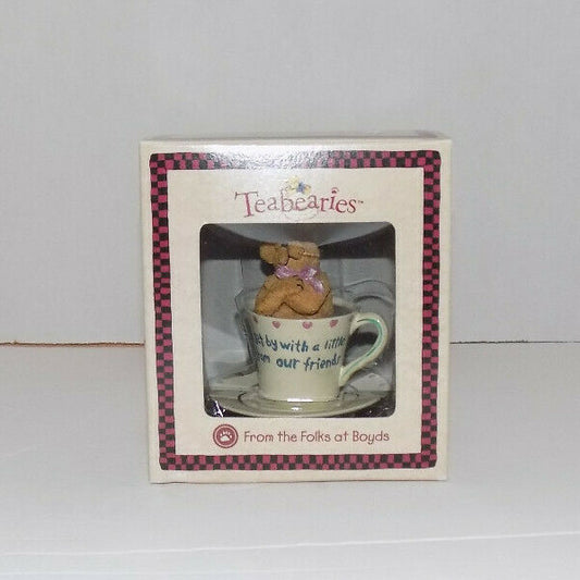 The Boyds Collection Hugsly Teabearie  #24302 2.75" Tall