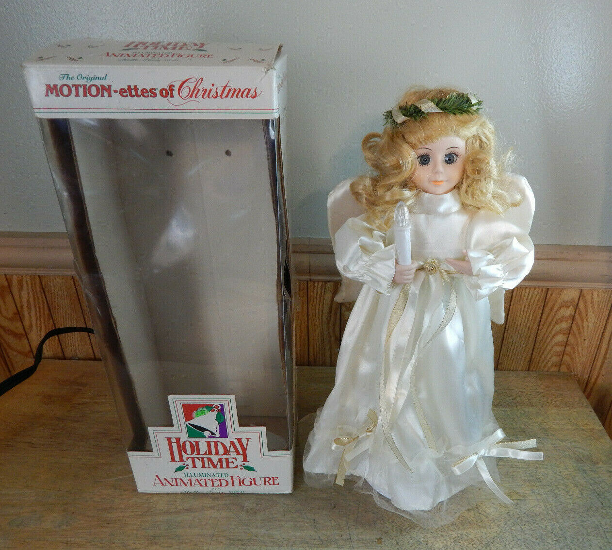Telco The Original Motion-ettes of Christmas ANGEL 18" Animated & Illuminated
