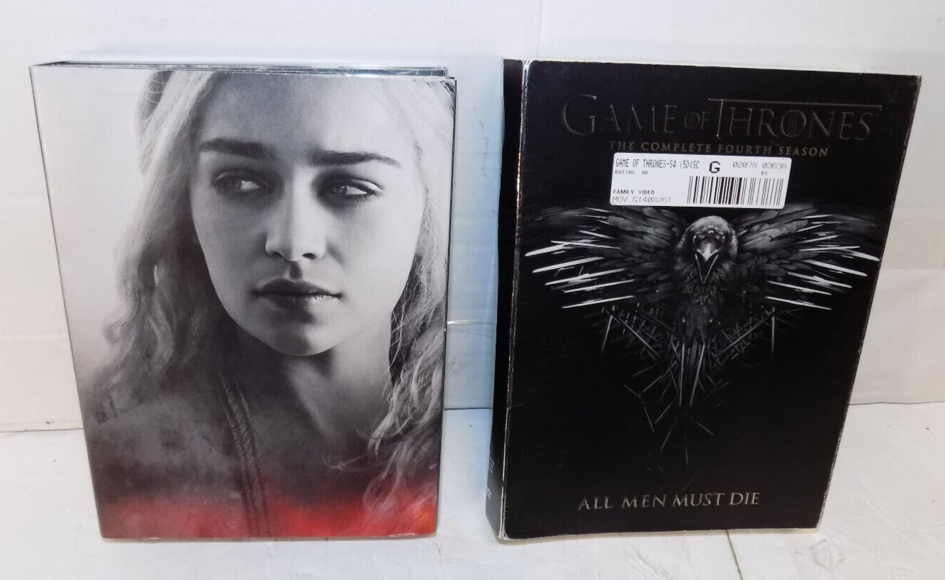 Game Of Thrones The Complete Fourth Season All Men Must Die HBO 2017 DVD 5 Disc