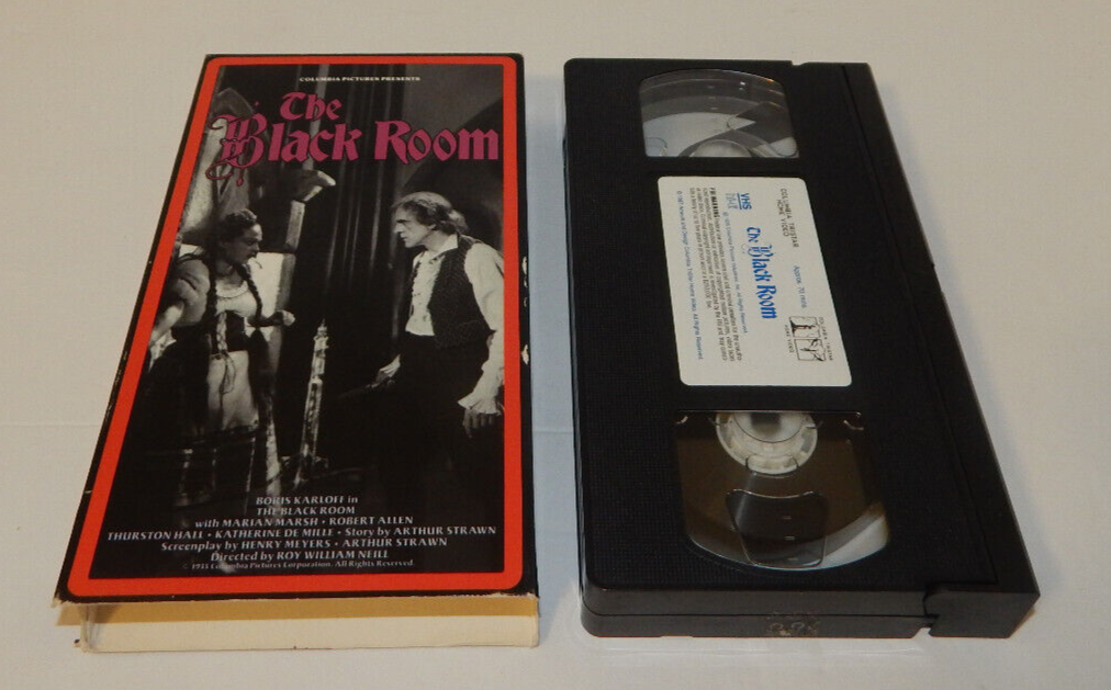 The Black Room VHS Horror Movie Boris Karloff Marian Marsh