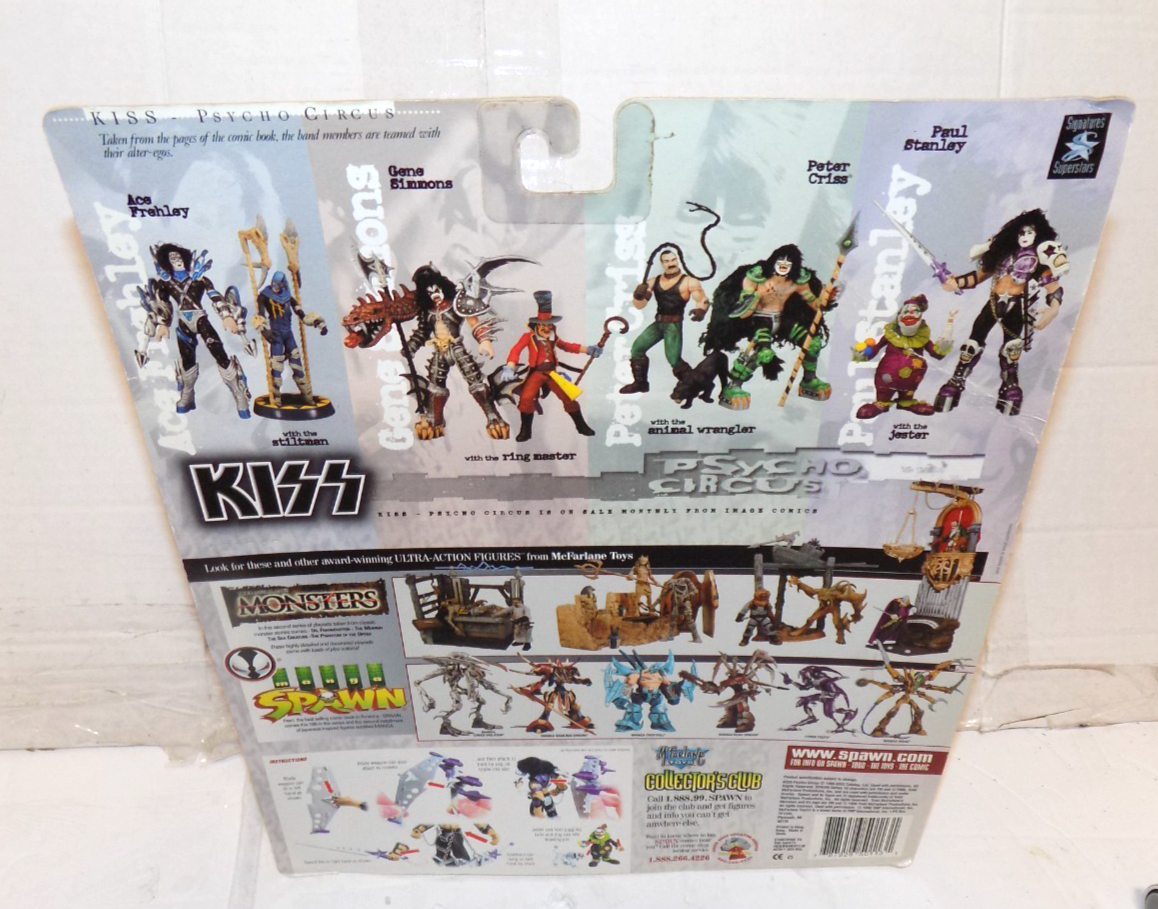 KISS PSYCHO CIRCUS Paul Stanley The Jester Action Figure McFarlane 1998