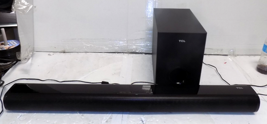 TCL S21BW 2.1 Channel Home Theater Sound Bar w/ Bluetooth Subwoofer 5.1 No Remot