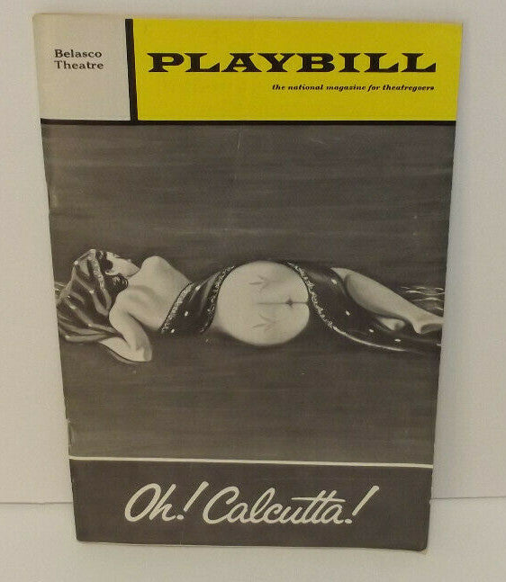 Jan. 1972 - The Belasco Theatre Playbill - Oh Calcutta - Sam Shepard