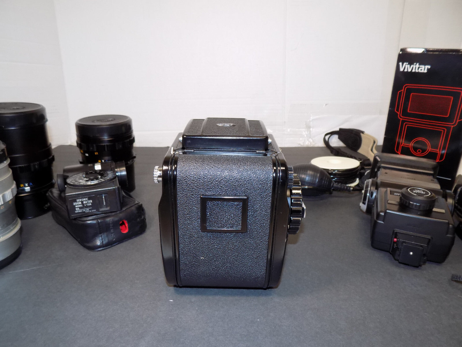 Kowa Super 66 Kowa Six 120 Film SLR Cameras w/ Lenses Bag and Accessories