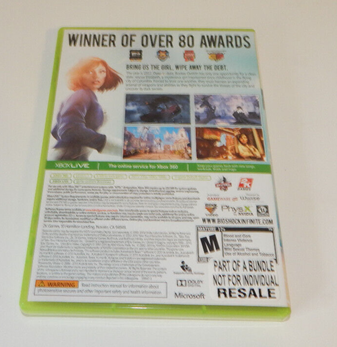 XBOX 360 Bioshock Infinite Video Game NTSC